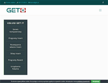 Tablet Screenshot of gtit.pl